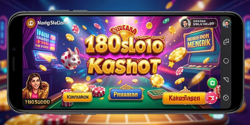 Tampilan gameplay seru di 180SLOT menunjukkan keseruan permainan Kasino.