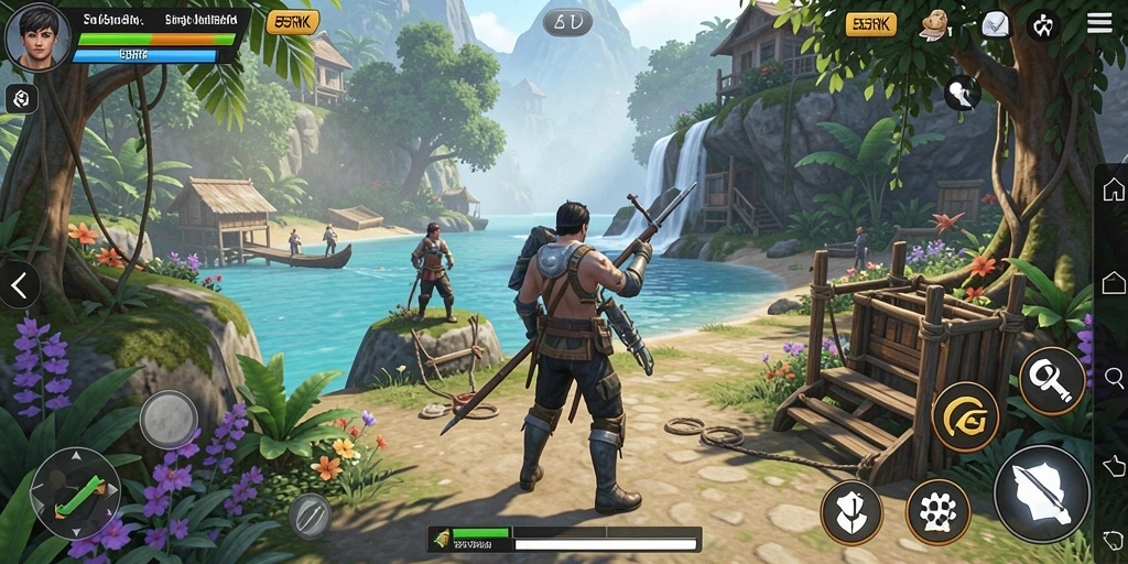 Tampilan menarik dari gameplay simulasi 55RK yang menyenangkan.