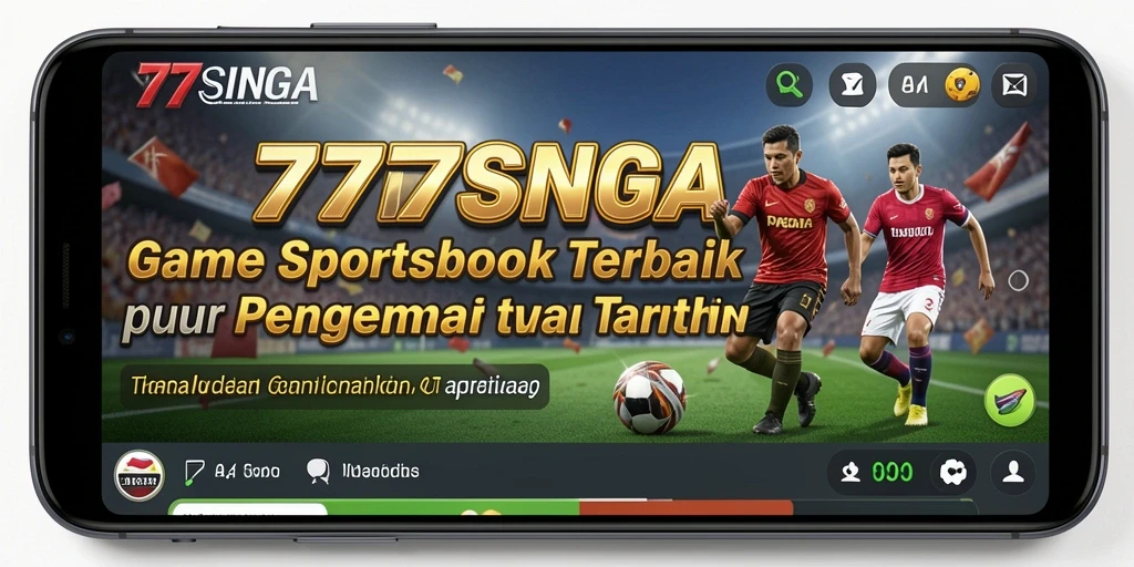 Screenshot utama gameplay <strong>77SINGA</strong> memperlihatkan kebangkitan taruhan olahraga.