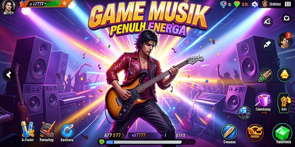 Tampilan gameplay A7777 yang penuh warna dan interaktif.