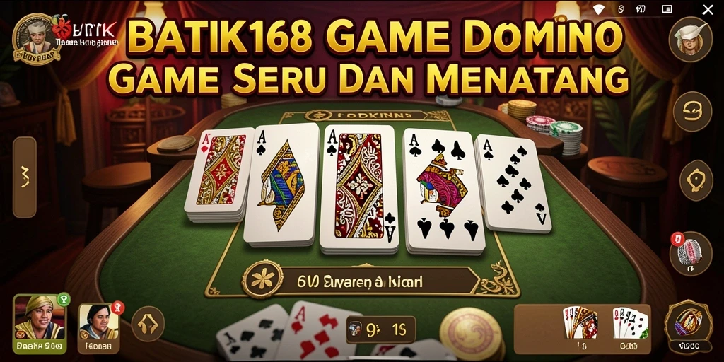 Tampilan game Domino yang menantang dan penuh strategi.