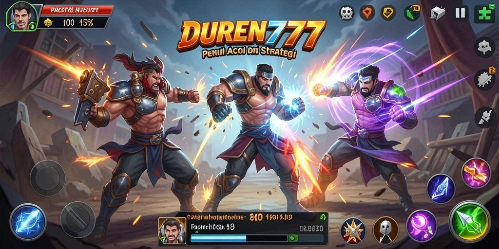 Gameplay DUREN777 yang intens dan menarik.