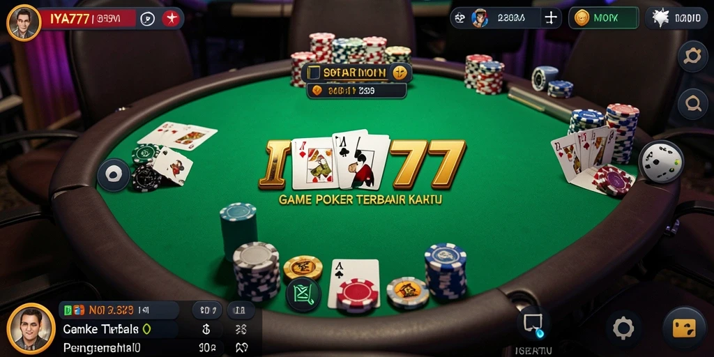 Tampilan gameplay poker IYA777 yang menyenangkan dan menantang.