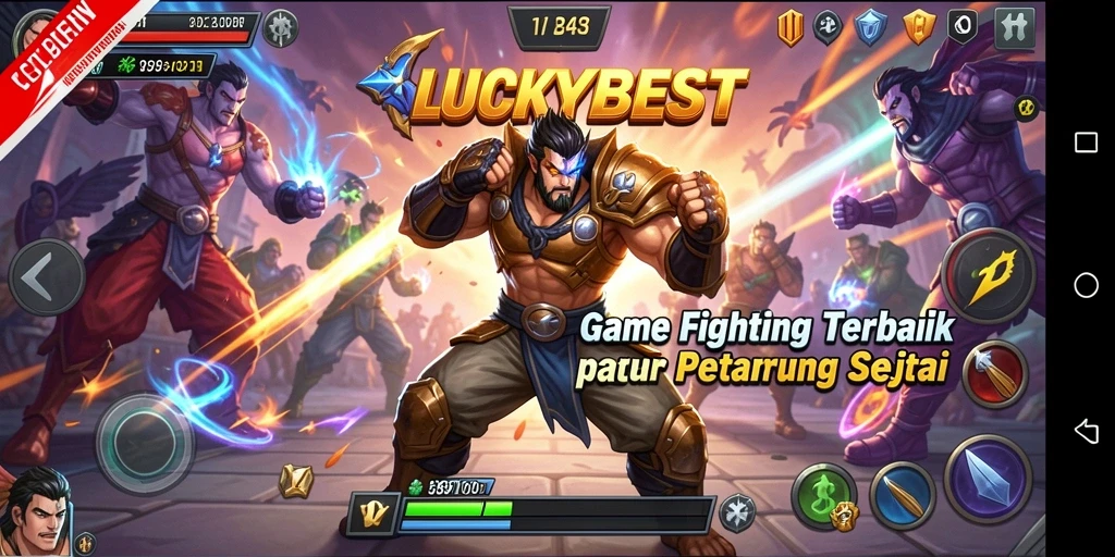 Tampilan seru dan mendebarkan dalam pertarungan LUCKYBEST.