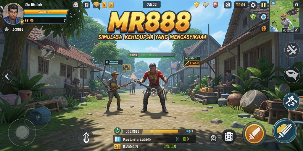 Tampilan gameplay MR888 yang menarik dan mendebarkan.