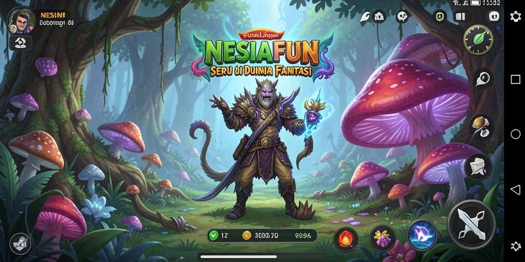Screenshot game NESIAFUN menunjukkan aksi petualangan yang mendebarkan.