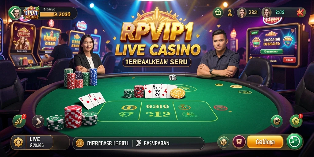 Tampilan gameplay RPVIP1 yang menarik dan interaktif dalam permainan Live Casino.