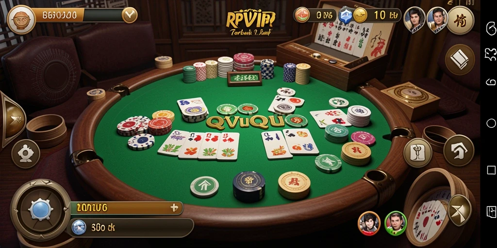 Tampilan gameplay QiuQiu yang seru dan interaktif di RPVIP5.